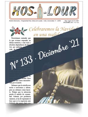 Muestra portada de la revista número 133 de la Hospitalidad de Ntra. Sra. de Lourdes (León)