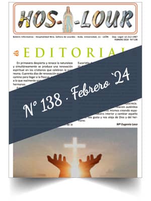 Muestra portada de la revista número 138 de la Hospitalidad de Ntra. Sra. de Lourdes (León)